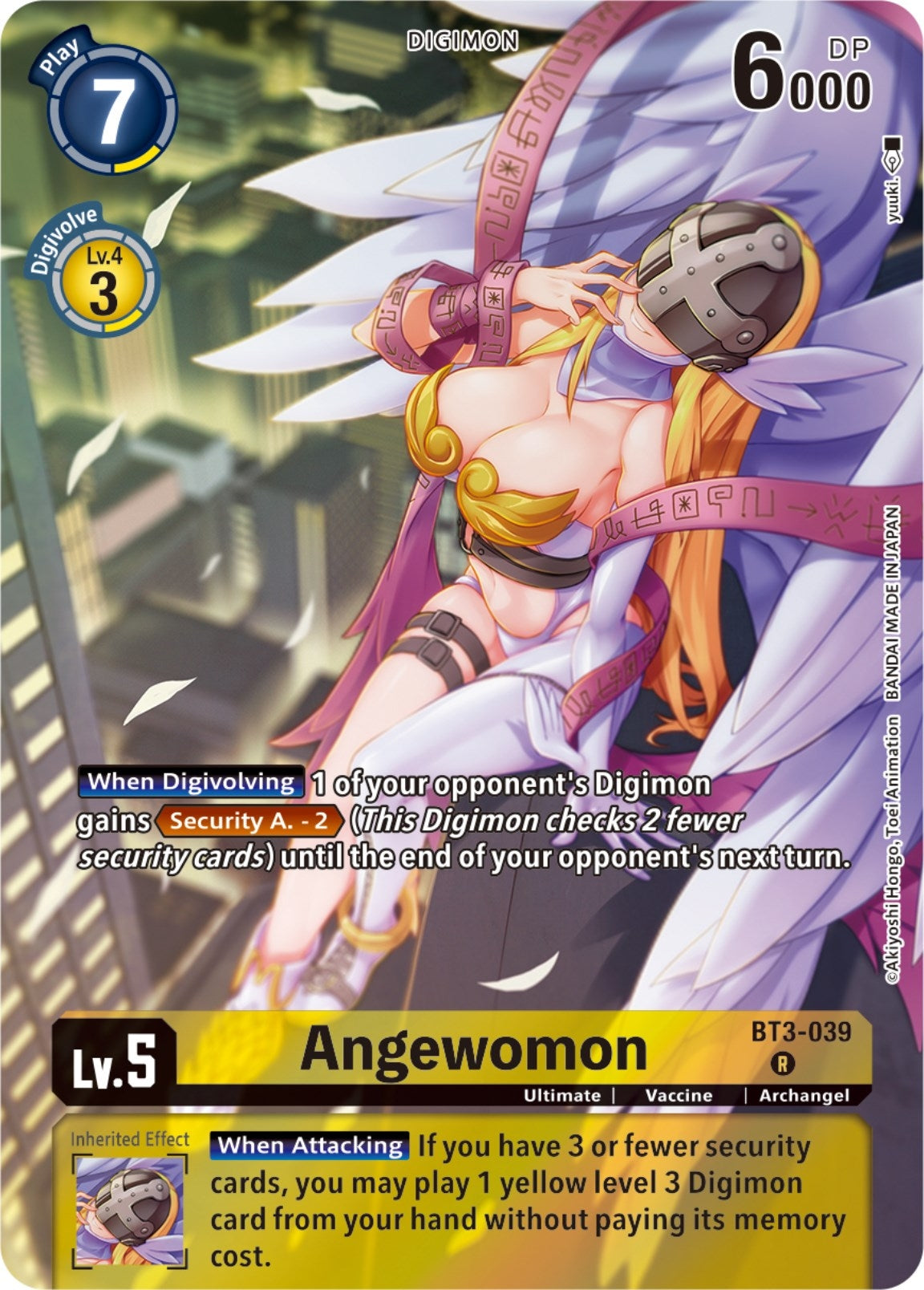 Image for Angewomon - BT3-039 (Gift Box 2023) (BT3-039 R) (Release Special Booster 1.0) - Digimon Card Game