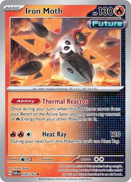 Image for Iron Moth - 028/182 (Non-Holo) (028/182) (Deck Exclusives) - Pokemon