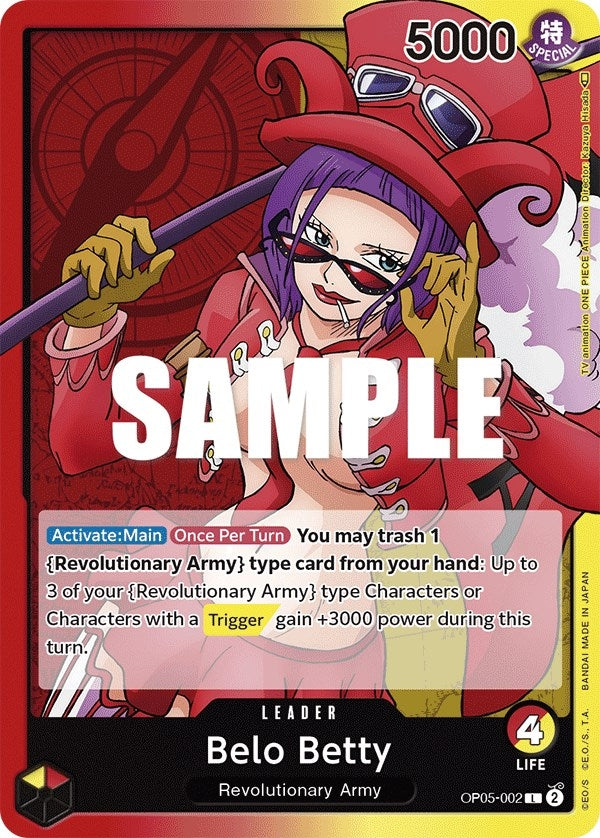 Image for Belo Betty (002) (OP05-002) (Awakening of the New Era) - One Piece Card Game