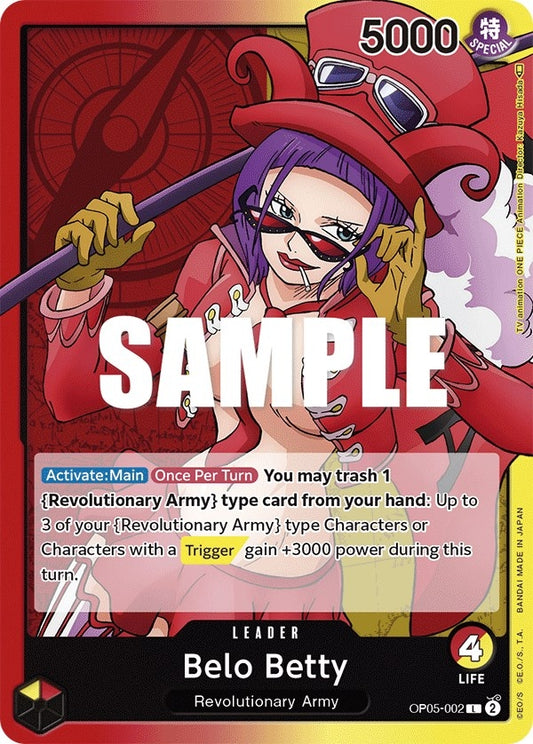 Image for Belo Betty (002) (OP05-002) (Awakening of the New Era) - One Piece Card Game