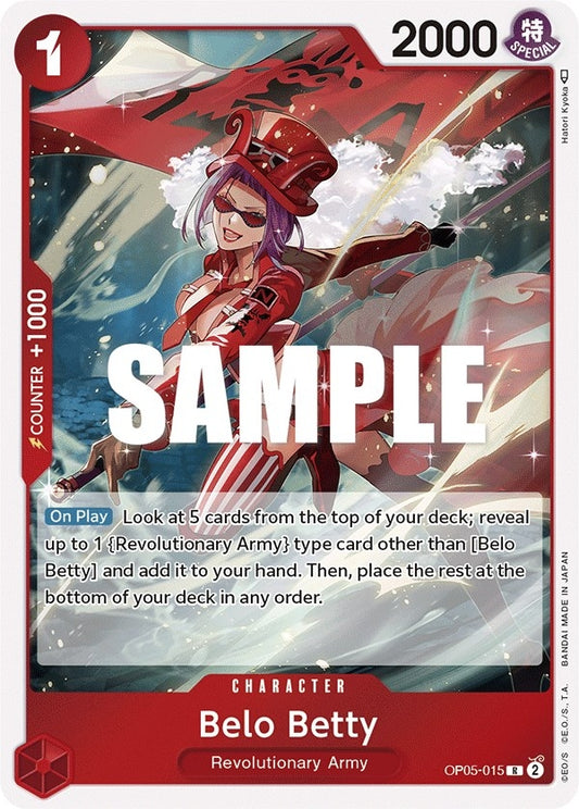 Image for Belo Betty (015) (OP05-015) (Awakening of the New Era) - One Piece Card Game