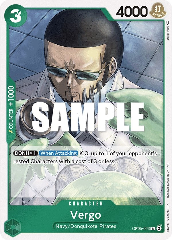 Image for Vergo (OP05-023) (Awakening of the New Era) - One Piece Card Game