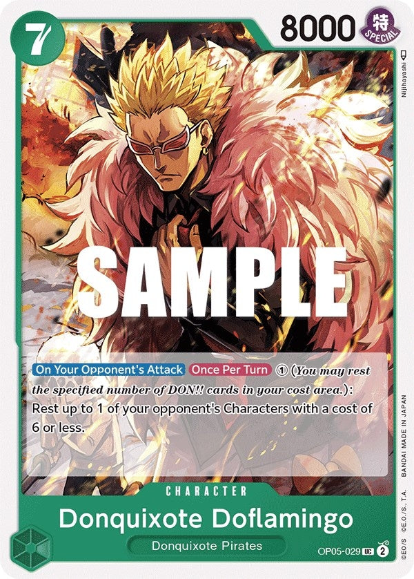 Image for Donquixote Doflamingo (029) (OP05-029) (Awakening of the New Era) - One Piece Card Game