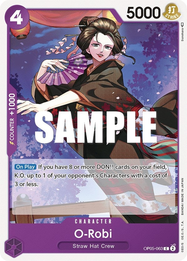Image for O-Robi (OP05-063) (Awakening of the New Era) - One Piece Card Game