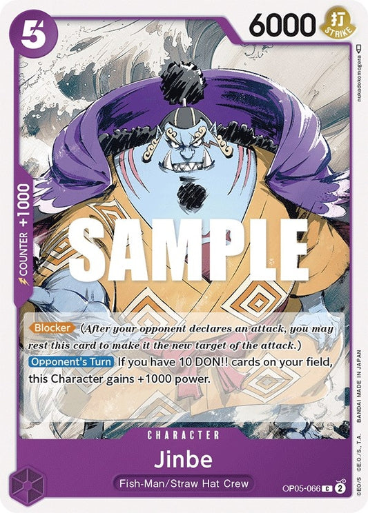 Image for Jinbe (OP05-066) (Awakening of the New Era) - One Piece Card Game