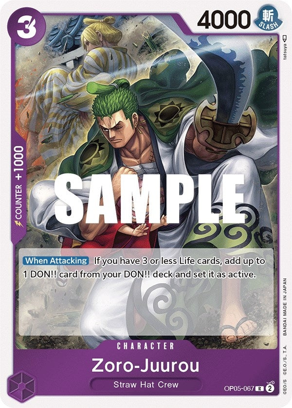 Image for Zoro-Juurou (OP05-067) (Awakening of the New Era) - One Piece Card Game