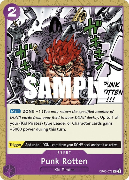 Image for Punk Rotten (OP05-078) (Awakening of the New Era) - One Piece Card Game
