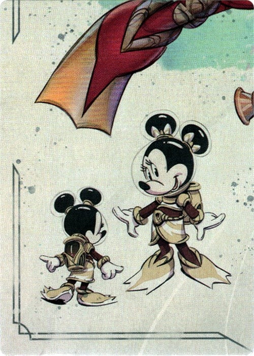 Image for Minnie Mouse - Wide-Eyed Diver Puzzle Insert (Bottom Left) (Rise of the Floodborn) - Disney Lorcana