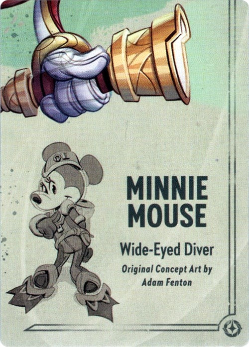 Image for Minnie Mouse - Wide-Eyed Diver Puzzle Insert (Bottom Right) (Rise of the Floodborn) - Disney Lorcana