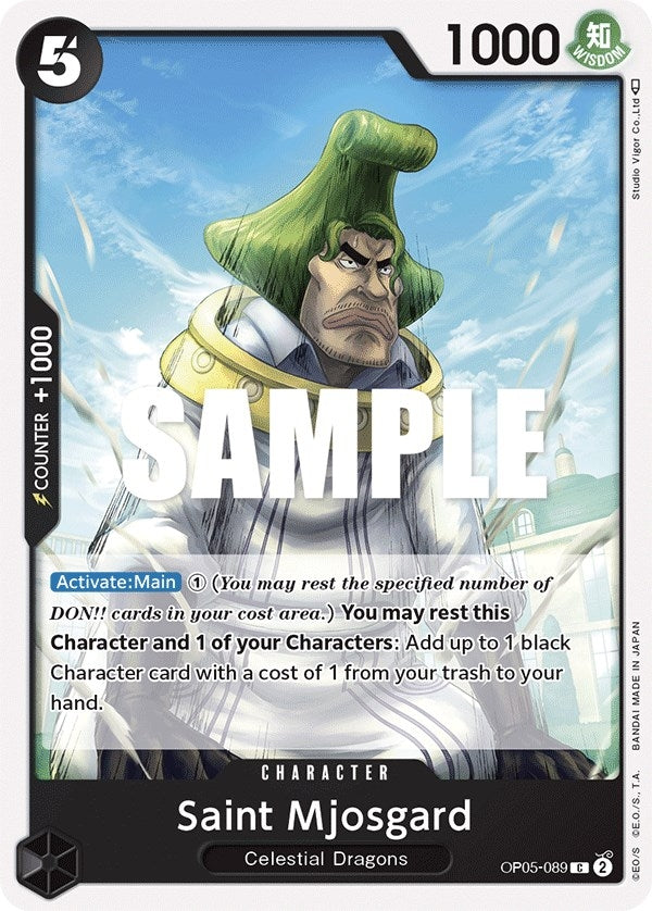 Image for Saint Mjosgard (OP05-089) (Awakening of the New Era) - One Piece Card Game