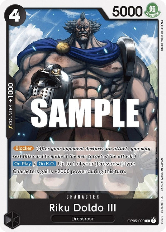 Image for Riku Doldo III (OP05-090) (Awakening of the New Era) - One Piece Card Game
