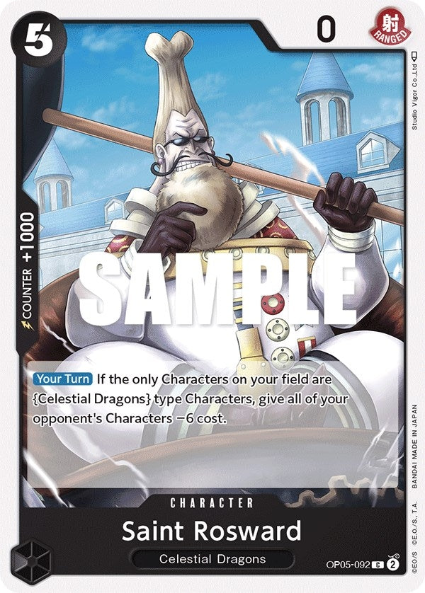 Image for Saint Rosward (OP05-092) (Awakening of the New Era) - One Piece Card Game