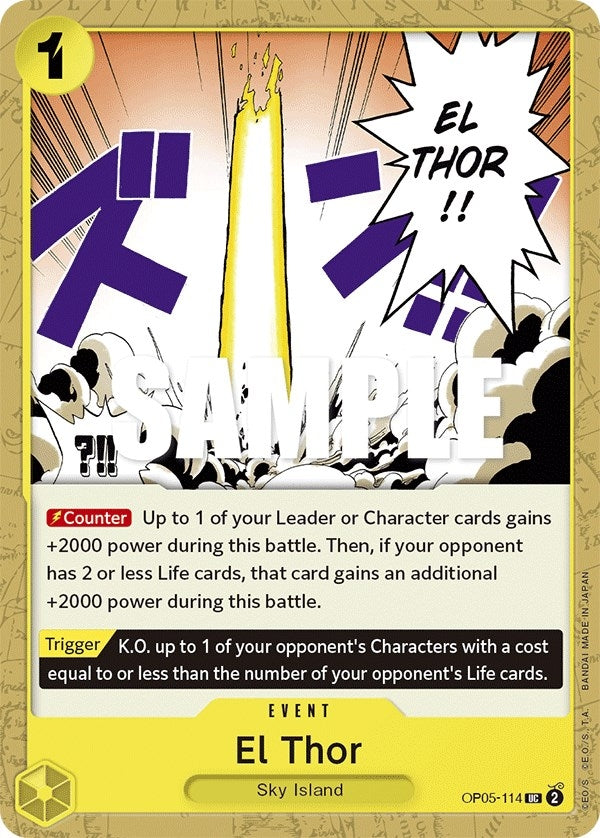 Image for El Thor (OP05-114) (Awakening of the New Era) - One Piece Card Game
