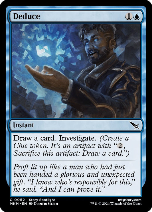 Image for Deduce (52) (Murders at Karlov Manor) - Magic: The Gathering