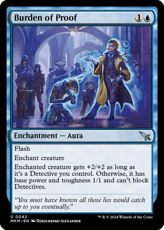 Image for Burden of Proof (42) (Murders at Karlov Manor) - Magic: The Gathering