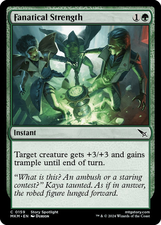 Image for Fanatical Strength (159) (Murders at Karlov Manor) - Magic: The Gathering