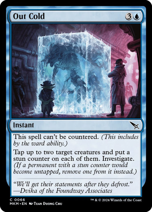Image for Out Cold (66) (Murders at Karlov Manor) - Magic: The Gathering