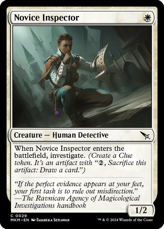 Image for Novice Inspector (29) (Murders at Karlov Manor) - Magic: The Gathering