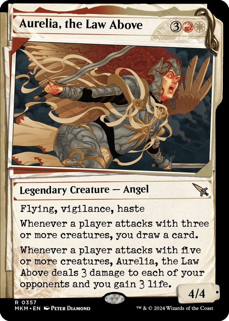 Image for Aurelia, the Law Above (Showcase) (0357) (357) (Murders at Karlov Manor) - Magic: The Gathering