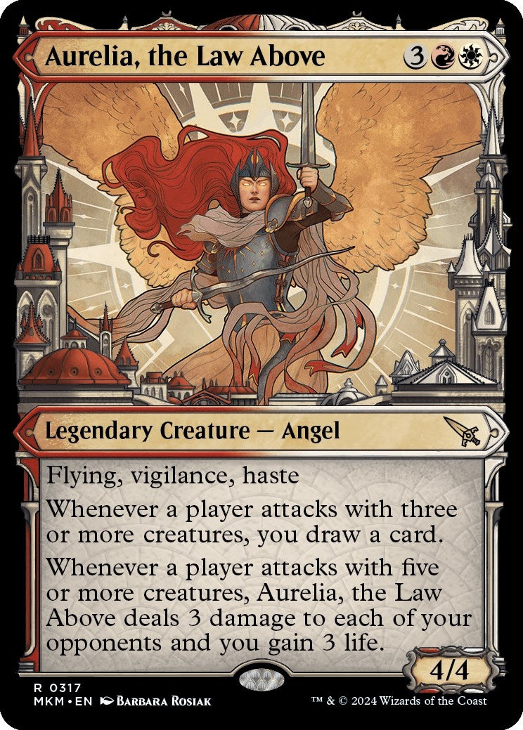 Image for Aurelia, the Law Above (Showcase) (0317) (317) (Murders at Karlov Manor) - Magic: The Gathering