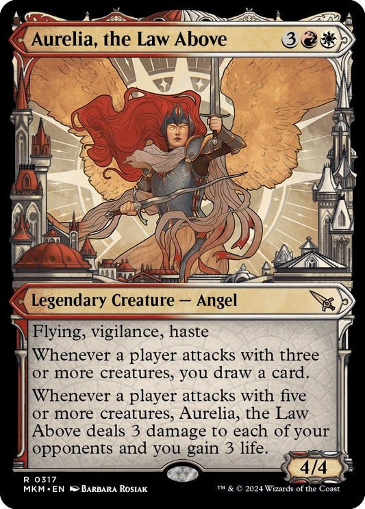 Image for Aurelia, the Law Above (Showcase) (0317) (317) (Murders at Karlov Manor) - Magic: The Gathering