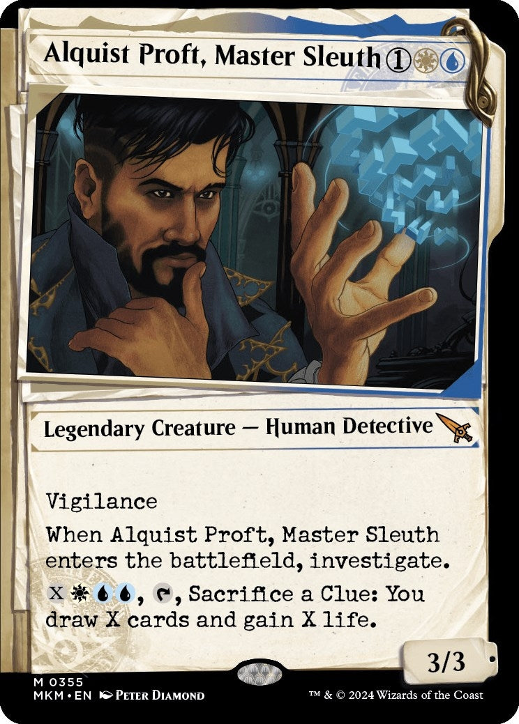 Image for Alquist Proft, Master Sleuth (Showcase) (355) (Murders at Karlov Manor) - Magic: The Gathering