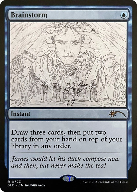 Image for Brainstorm (0723) (Sketch Showcase) (723) (Secret Lair Drop Series) - Magic: The Gathering