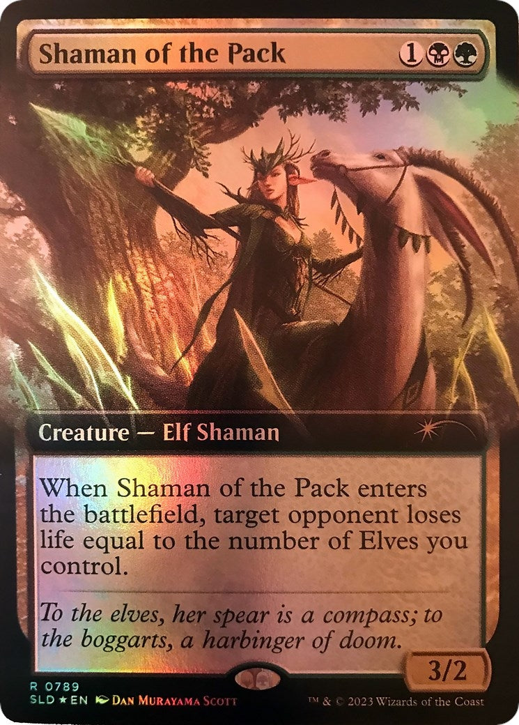 Image for Shaman of the Pack (Extended Art) (789) (Secret Lair Drop Series) - Magic: The Gathering