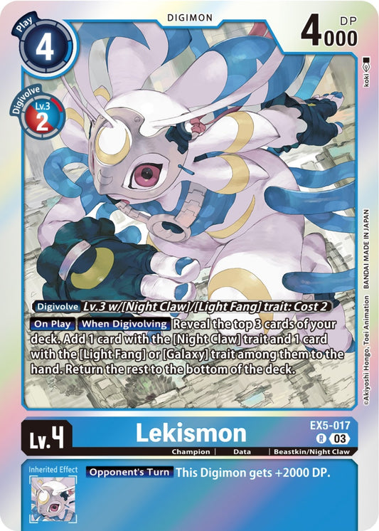 Image for Lekismon (EX5-017 R) (Animal Colosseum) - Digimon Card Game