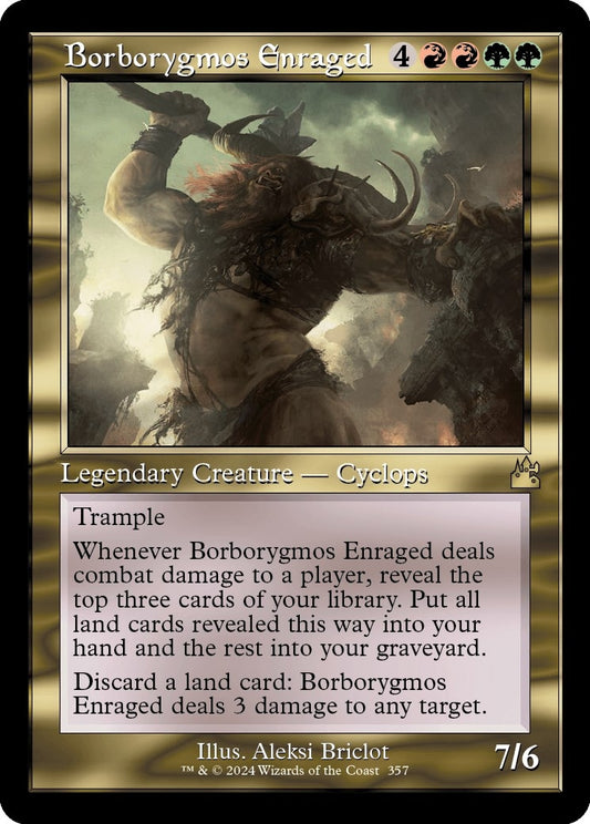 Image for Borborygmos Enraged (Retro Frame) (357) (Ravnica Remastered) - Magic: The Gathering