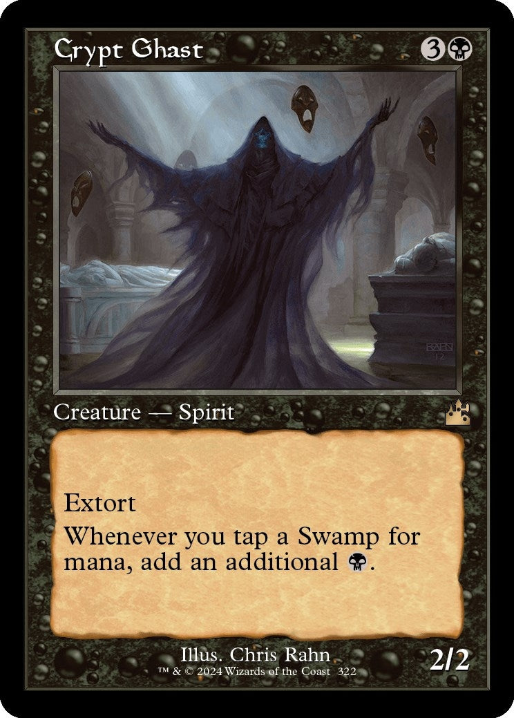 Image for Crypt Ghast (Retro Frame) (322) (Ravnica Remastered) - Magic: The Gathering