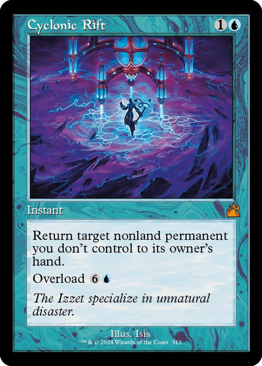 Image for Cyclonic Rift (Retro Frame) (313) (Ravnica Remastered) - Magic: The Gathering