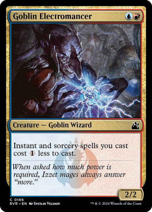 Image for Goblin Electromancer (186) (Ravnica Remastered) - Magic: The Gathering