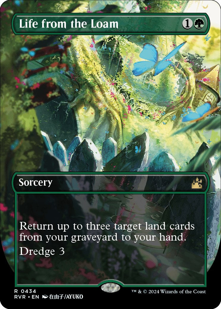 Image for Life from the Loam (Anime Borderless) (434) (Ravnica Remastered) - Magic: The Gathering