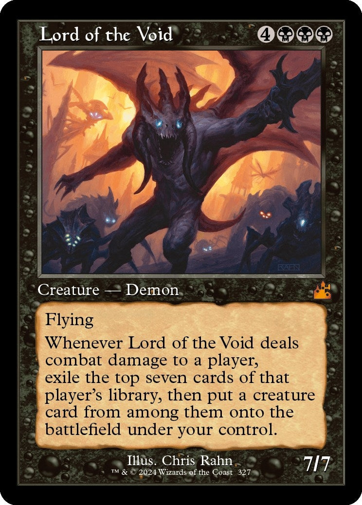 Image for Lord of the Void (Retro Frame) (327) (Ravnica Remastered) - Magic: The Gathering