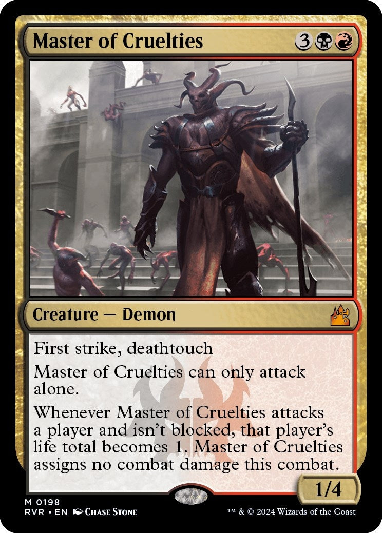 Image for Master of Cruelties (198) (Ravnica Remastered) - Magic: The Gathering