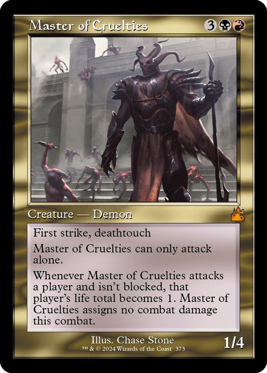 Image for Master of Cruelties (Retro Frame) (373) (Ravnica Remastered) - Magic: The Gathering