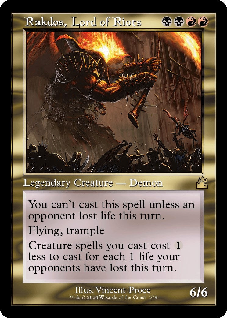 Image for Rakdos, Lord of Riots (Retro Frame) (379) (Ravnica Remastered) - Magic: The Gathering