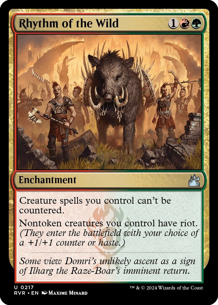 Image for Rhythm of the Wild (217) (Ravnica Remastered) - Magic: The Gathering