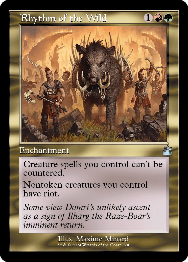 Image for Rhythm of the Wild (Retro Frame) (380) (Ravnica Remastered) - Magic: The Gathering
