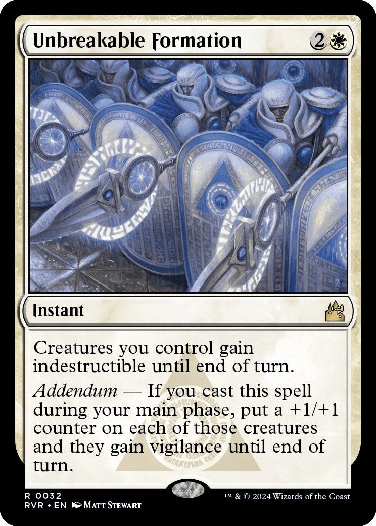 Image for Unbreakable Formation (32) (Ravnica Remastered) - Magic: The Gathering