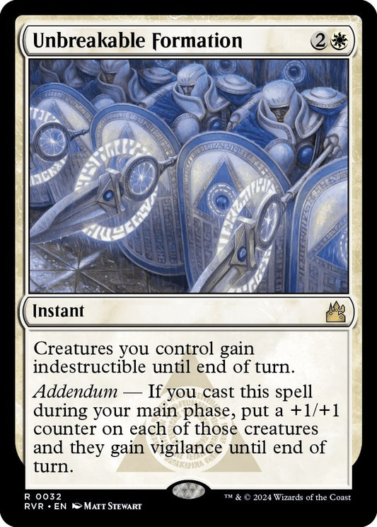 Image for Unbreakable Formation (32) (Ravnica Remastered) - Magic: The Gathering