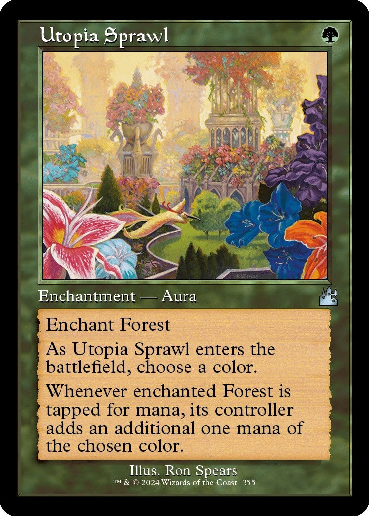 Image for Utopia Sprawl (Retro Frame) (355) (Ravnica Remastered) - Magic: The Gathering