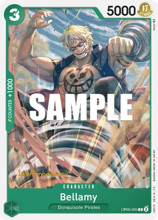 Image for Bellamy (OP05-035) (Awakening of the New Era: 1st Anniversary Tournament Cards) - One Piece Card Game