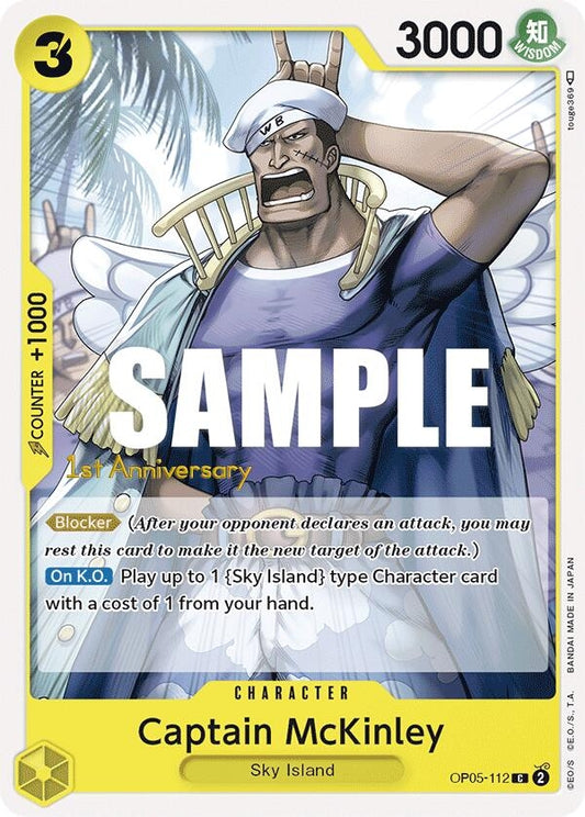 Image for Captain McKinley (OP05-112) (Awakening of the New Era: 1st Anniversary Tournament Cards) - One Piece Card Game