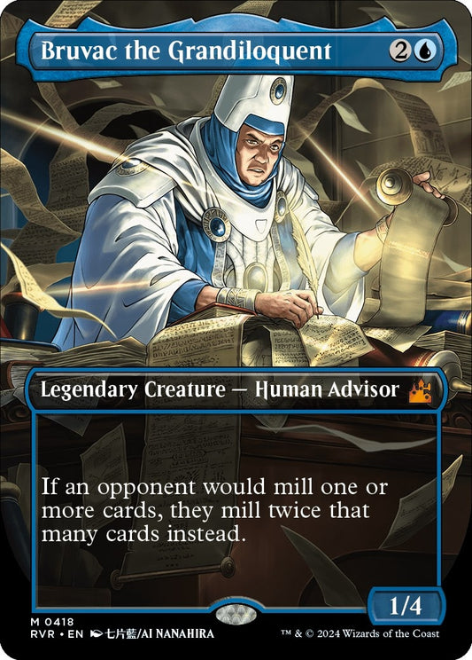 Image for Bruvac the Grandiloquent (Anime Borderless) (418) (Ravnica Remastered) - Magic: The Gathering