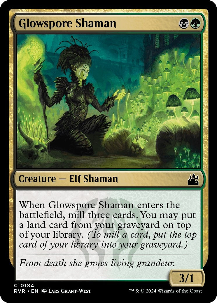 Image for Glowspore Shaman (184) (Ravnica Remastered) - Magic: The Gathering