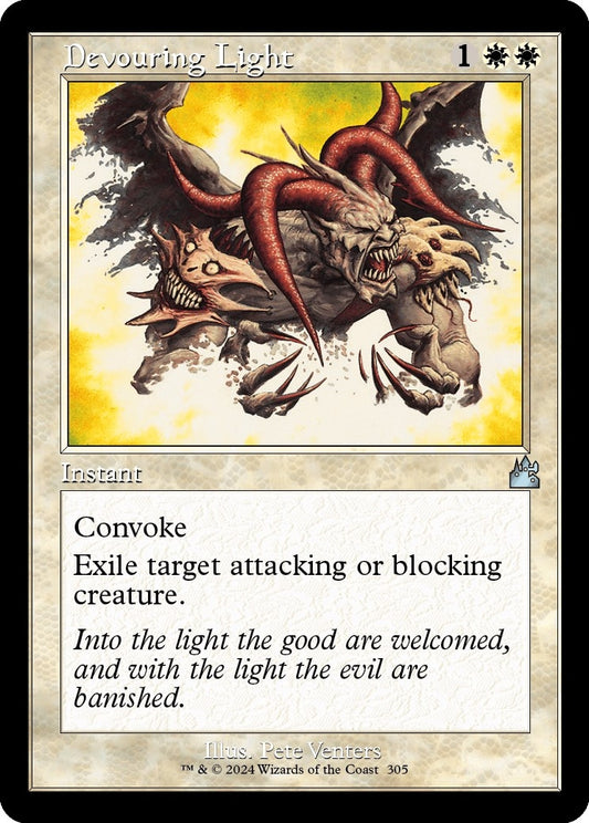 Image for Devouring Light (Retro Frame) (305) (Ravnica Remastered) - Magic: The Gathering