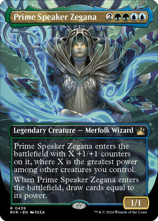 Image for Prime Speaker Zegana (Anime Borderless) (439) (Ravnica Remastered) - Magic: The Gathering