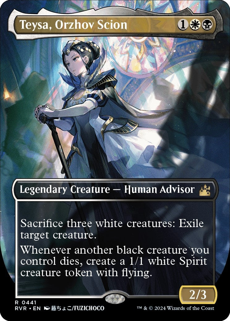 Image for Teysa, Orzhov Scion (Anime Borderless) (441) (Ravnica Remastered) - Magic: The Gathering